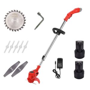 Motocoasa Tebnaild, telescopica, 800W, 12V, 20000/Min, rosu/argintiu, 90-120cm